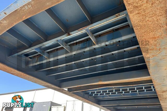 20' FLAT RACK SHIPPING CONTAINER (WITH COLLAPSIBLE ENDS)