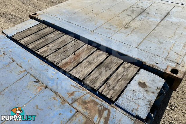 20' FLAT RACK SHIPPING CONTAINER (WITH COLLAPSIBLE ENDS)