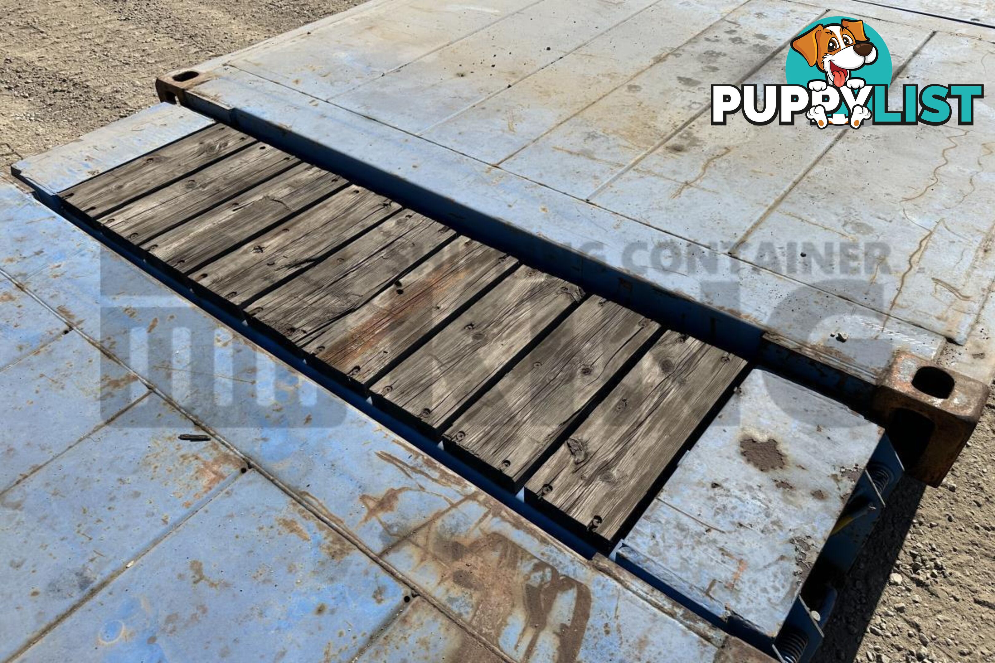 20' FLAT RACK SHIPPING CONTAINER (WITH COLLAPSIBLE ENDS)