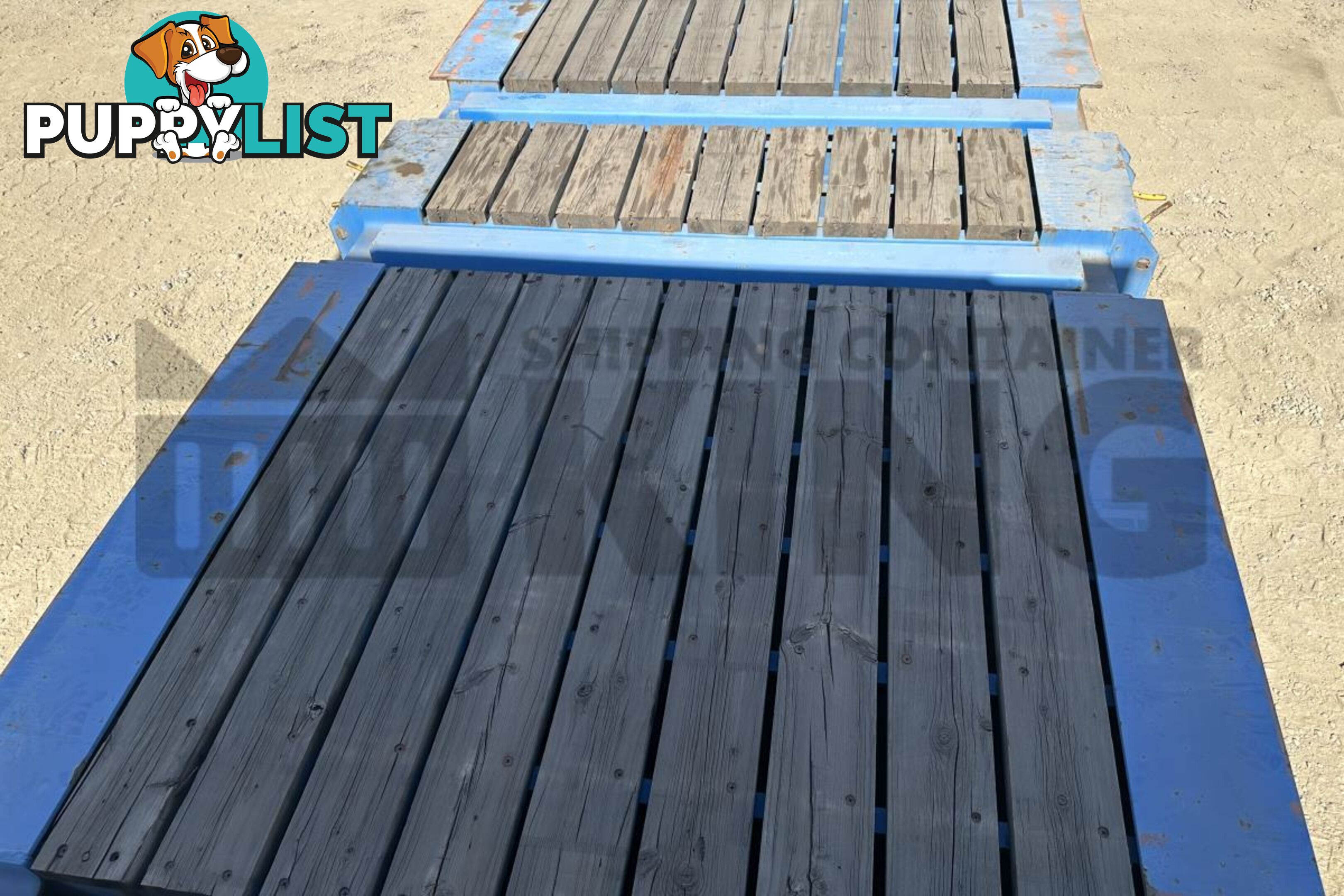 20' FLAT RACK SHIPPING CONTAINER (WITH COLLAPSIBLE ENDS)