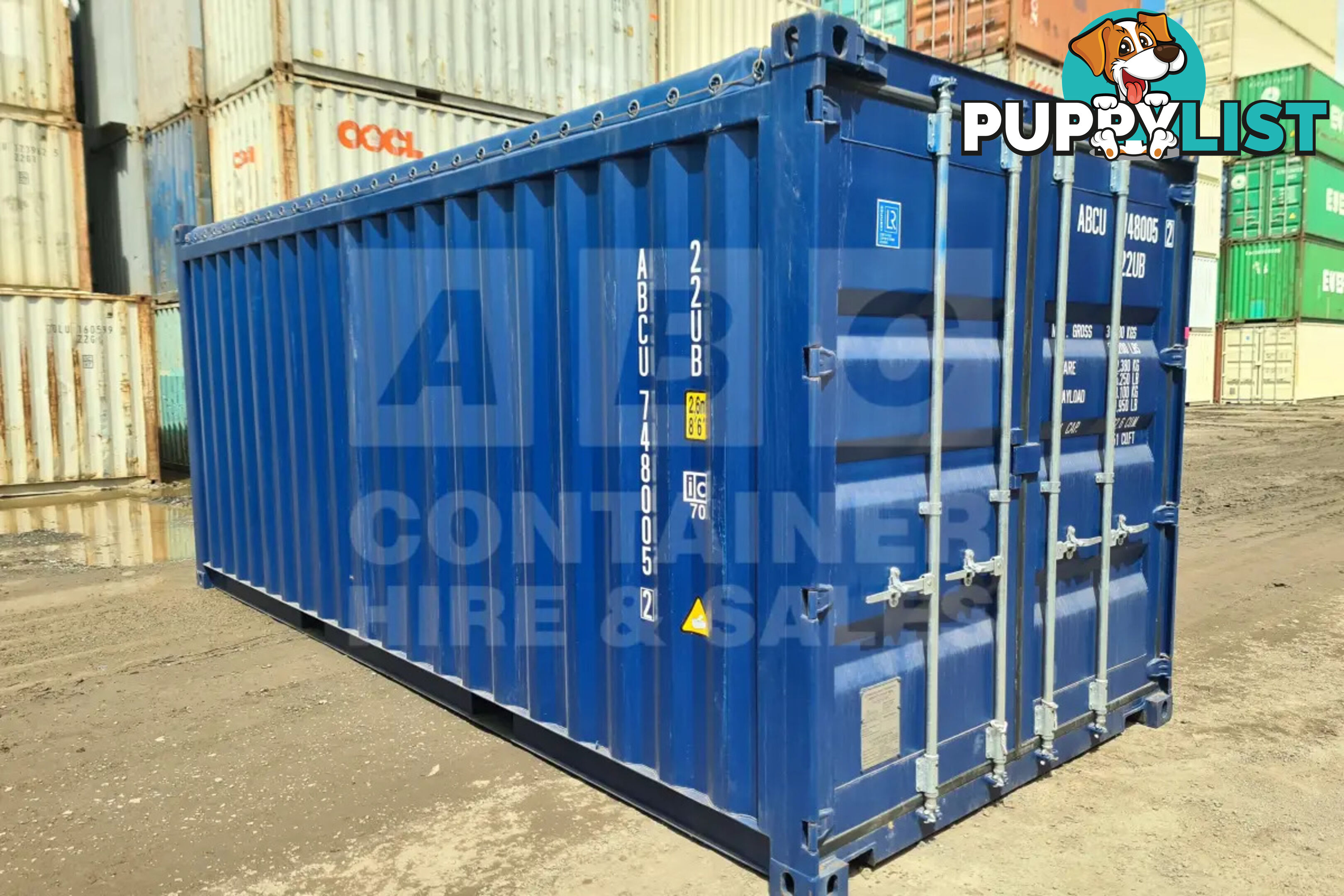 20' STANDARD HEIGHT OPEN TOP (TARP AND BOWS - STEEL FLOOR)