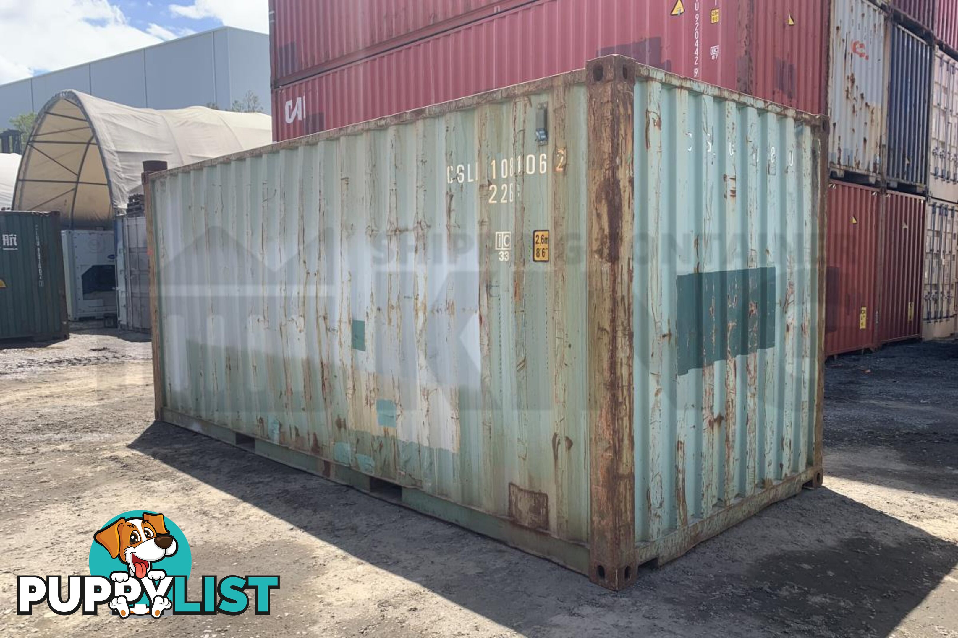 20' STANDARD HEIGHT SHIPPING CONTAINER (AS-IS CONDITION) - in Lismore