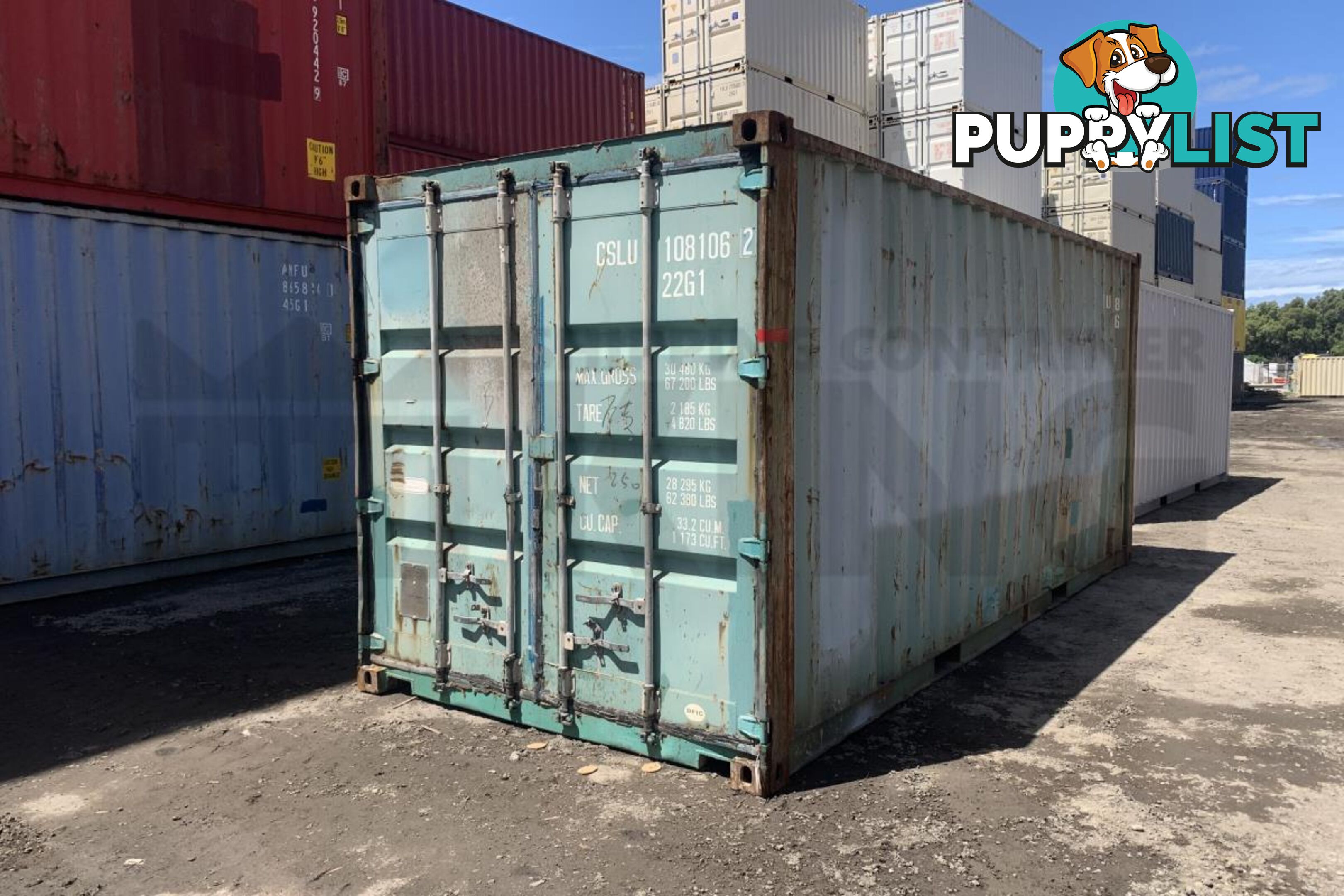 20' STANDARD HEIGHT SHIPPING CONTAINER (AS-IS CONDITION) - in Lismore