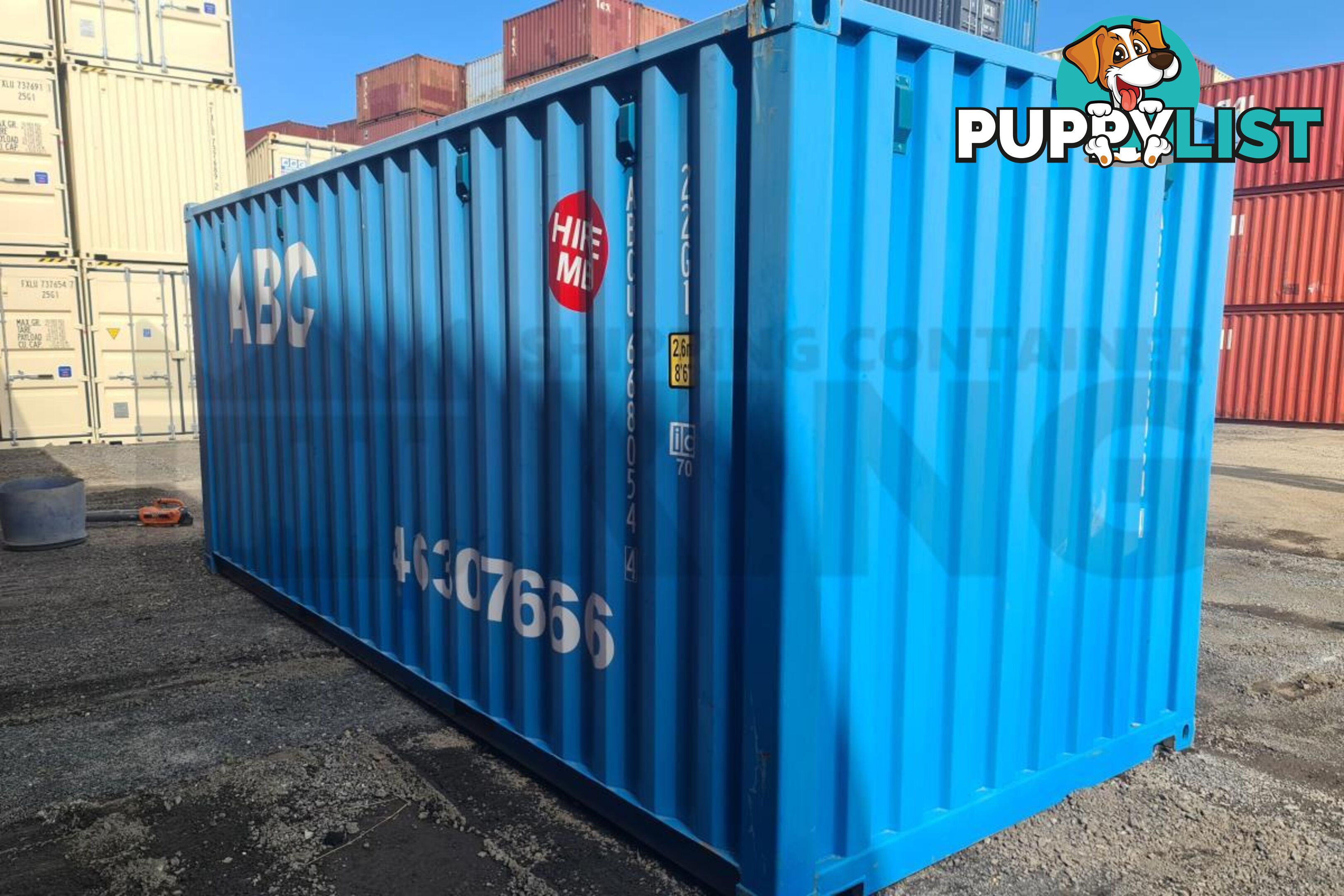 20' STANDARD HEIGHT SHIPPING CONTAINER - in Lismore