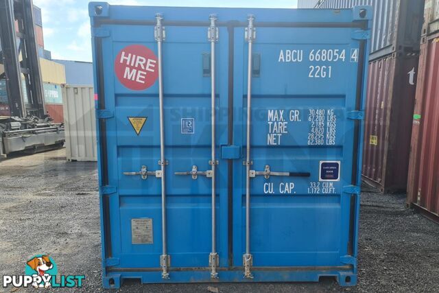 20' STANDARD HEIGHT SHIPPING CONTAINER - in Lismore