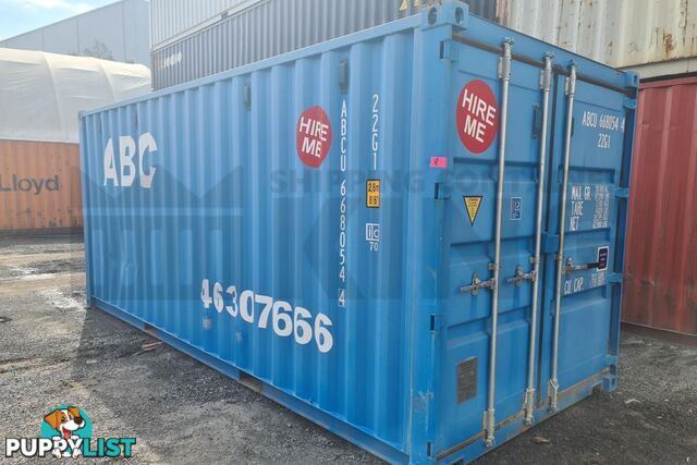 20' STANDARD HEIGHT SHIPPING CONTAINER - in Lismore