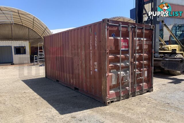 20' STANDARD HEIGHT SHIPPING CONTAINER - in Toowoomba