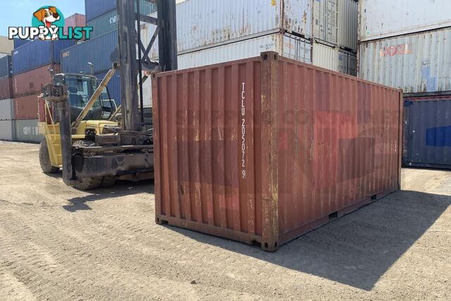 20' STANDARD HEIGHT SHIPPING CONTAINER - in Toowoomba