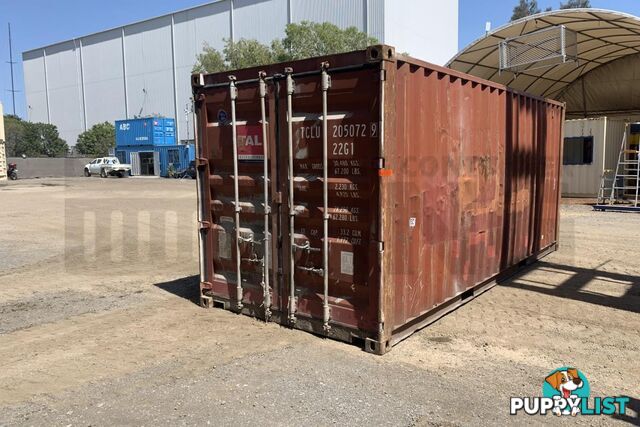 20' STANDARD HEIGHT SHIPPING CONTAINER - in Toowoomba