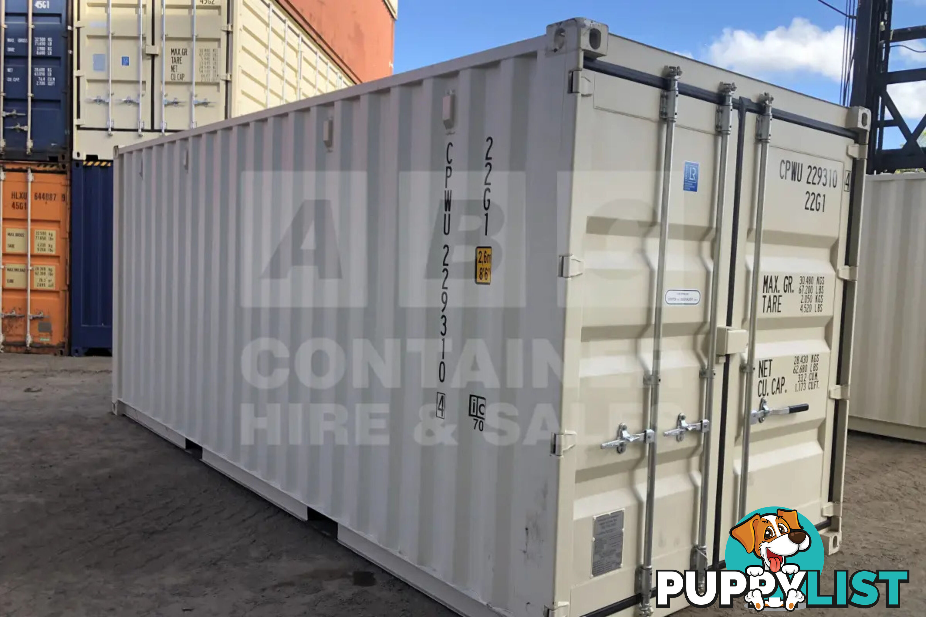 20' STANDARD HEIGHT SHIPPING CONTAINER - in Toowoomba