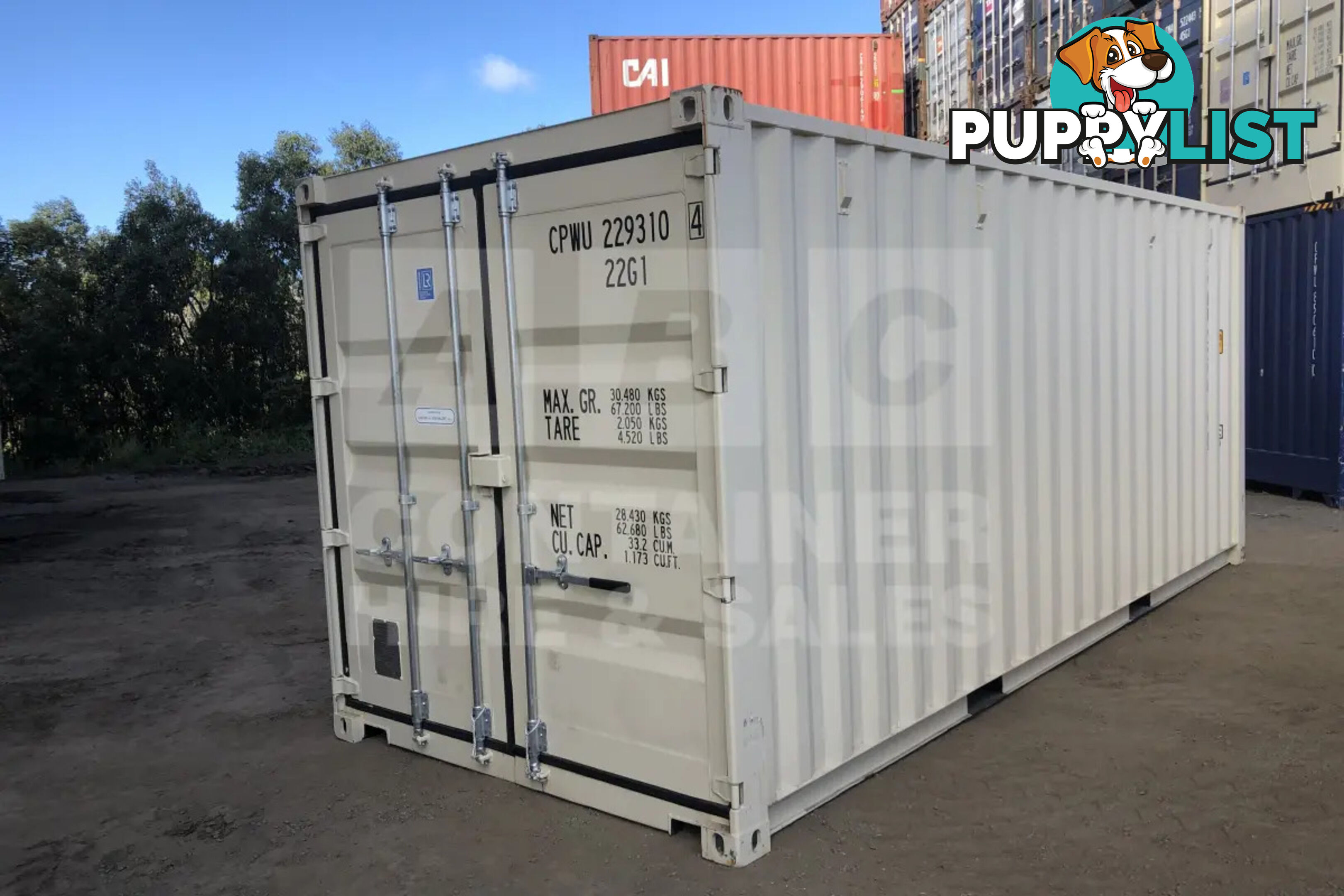 20' STANDARD HEIGHT SHIPPING CONTAINER - in Toowoomba