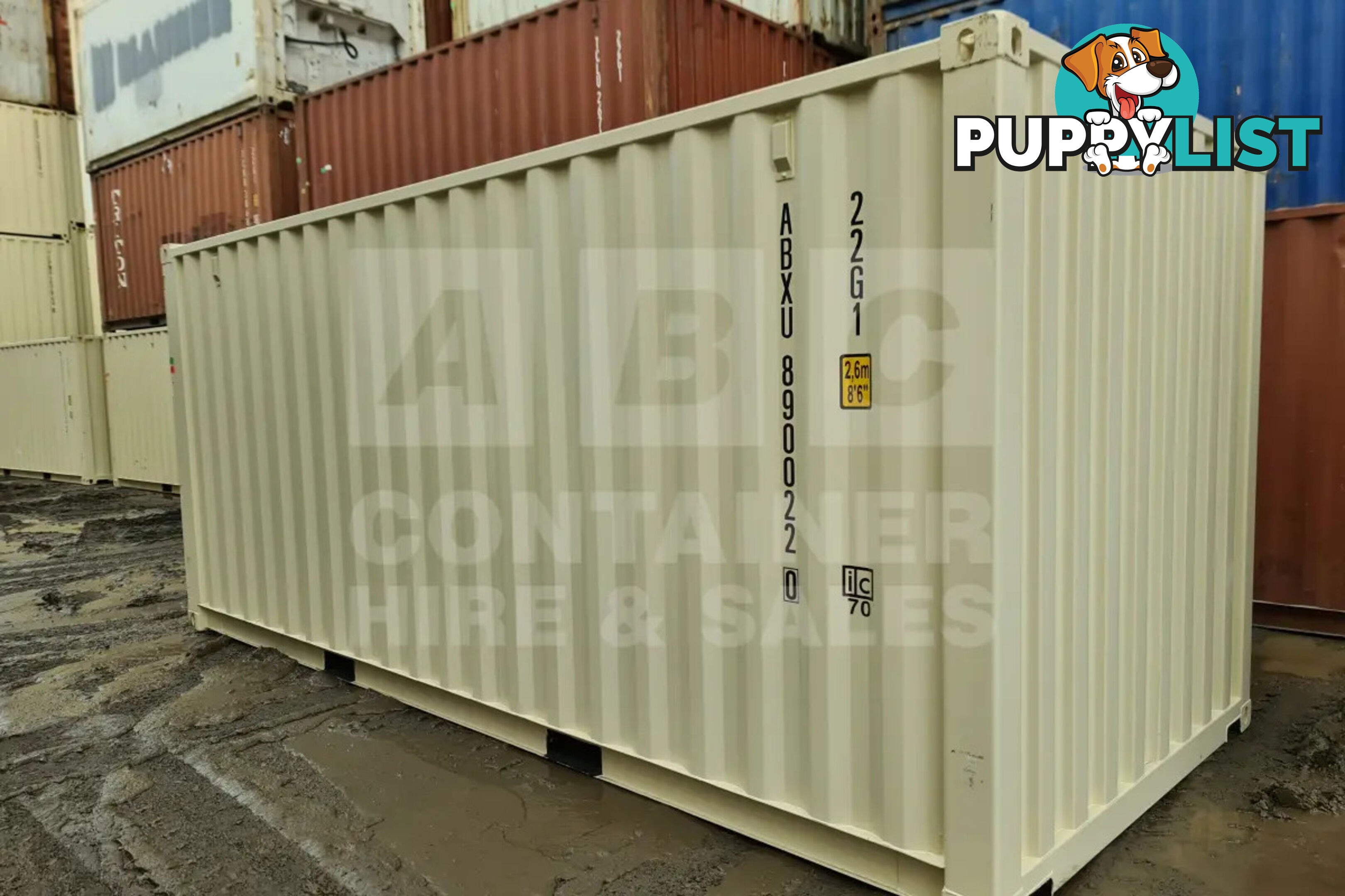 20' STANDARD HEIGHT SHIPPING CONTAINER (STEEL FLOOR) - in Gympie