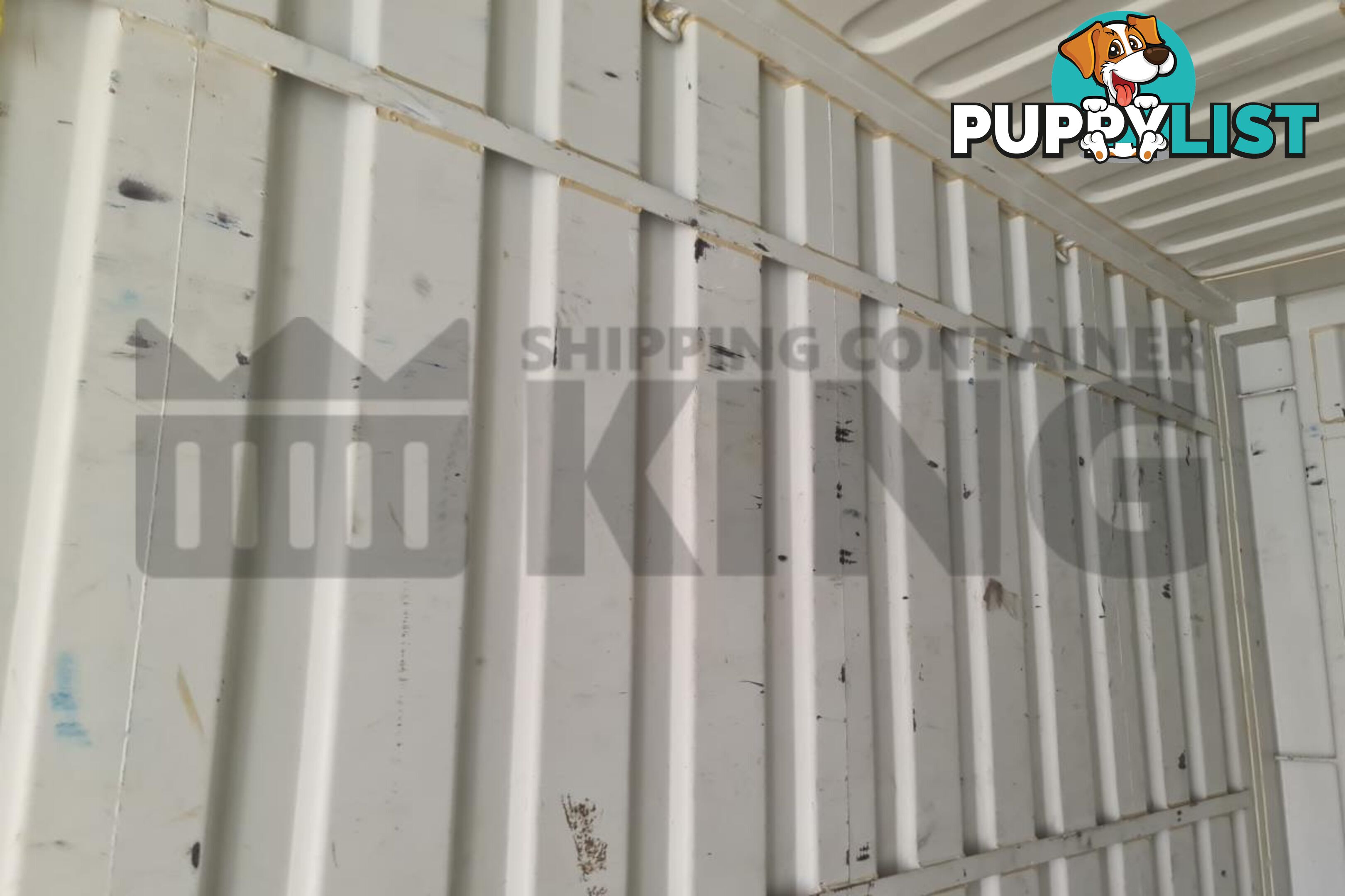 20' HIGH CUBE SHIPPING CONTAINER (WITH TIE RAILS)