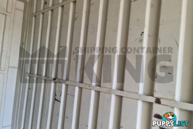 20' HIGH CUBE SHIPPING CONTAINER (WITH TIE RAILS)