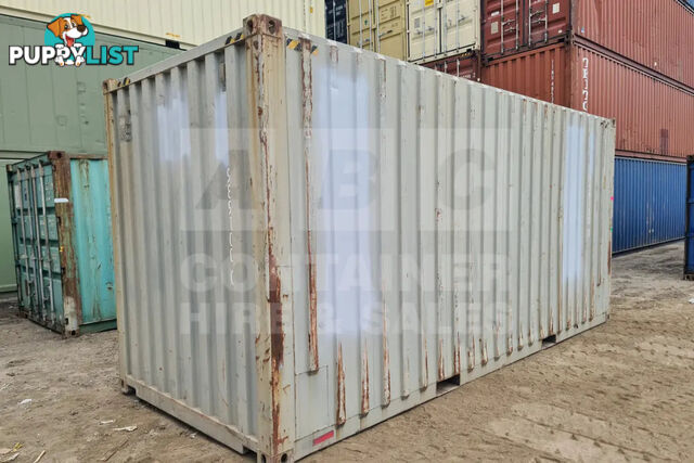 20' HIGH CUBE SHIPPING CONTAINER (WITH TIE RAILS)