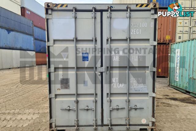 20' HIGH CUBE SHIPPING CONTAINER (WITH TIE RAILS)