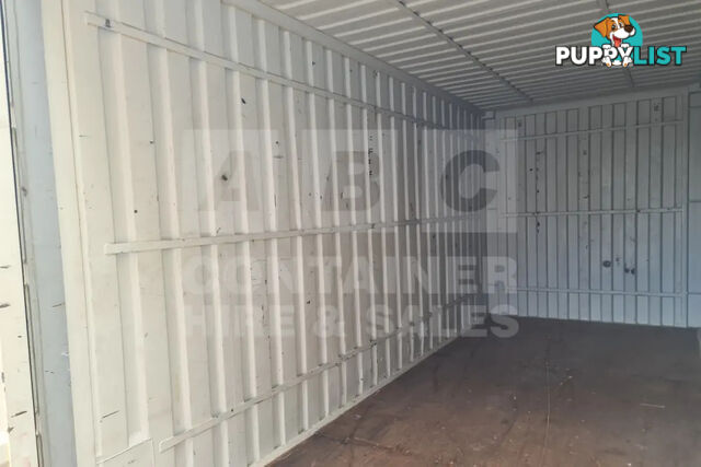 20' HIGH CUBE SHIPPING CONTAINER (WITH TIE RAILS)