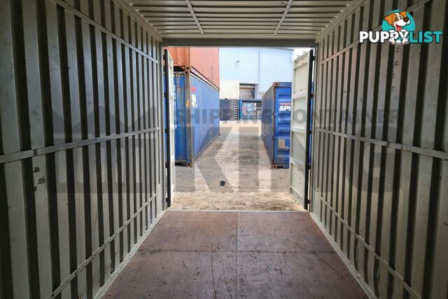 20' HIGH CUBE SHIPPING CONTAINER (WITH TIE RAILS)