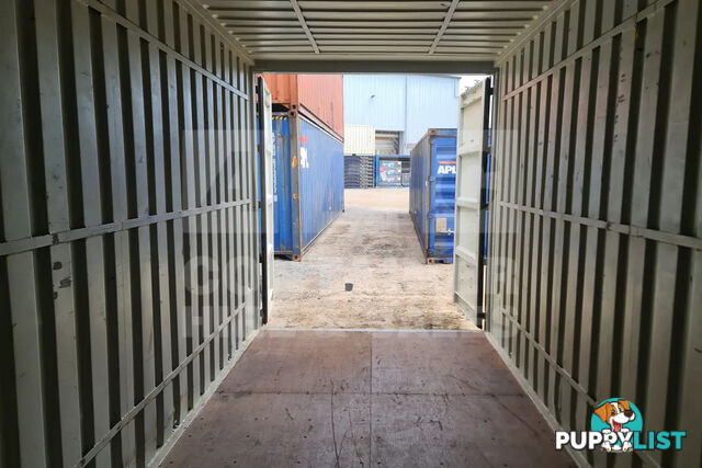 20' HIGH CUBE SHIPPING CONTAINER (WITH TIE RAILS)