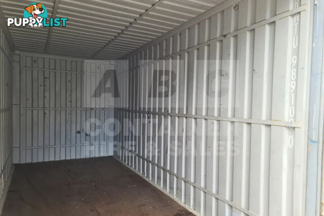 20' HIGH CUBE SHIPPING CONTAINER (WITH TIE RAILS)