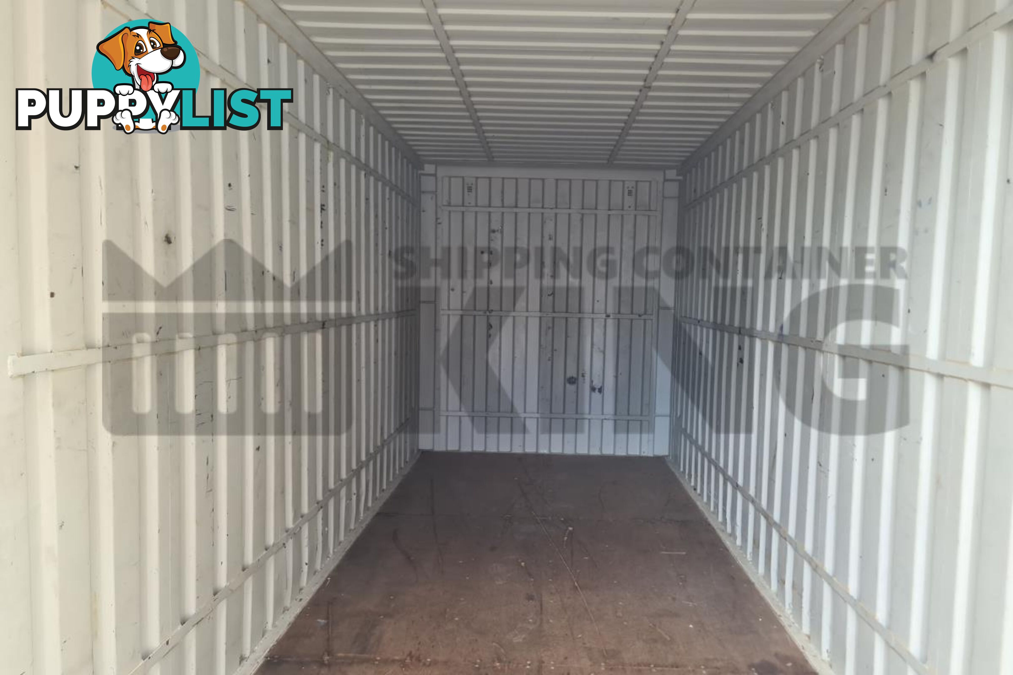 20' HIGH CUBE SHIPPING CONTAINER (WITH TIE RAILS)