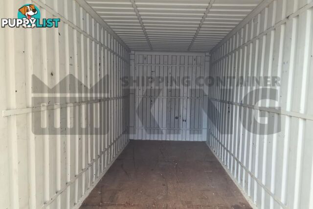 20' HIGH CUBE SHIPPING CONTAINER (WITH TIE RAILS)