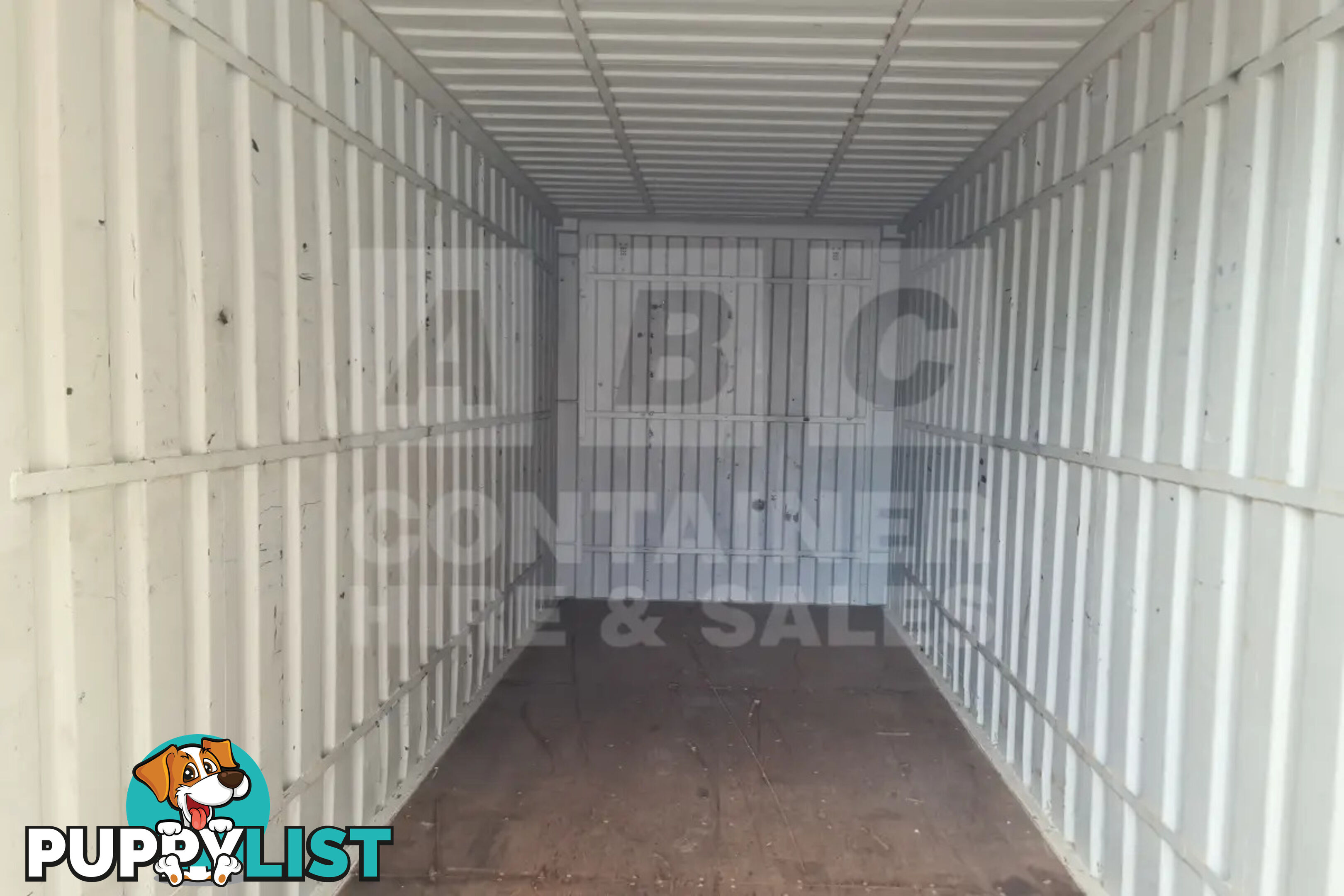 20' HIGH CUBE SHIPPING CONTAINER (WITH TIE RAILS)