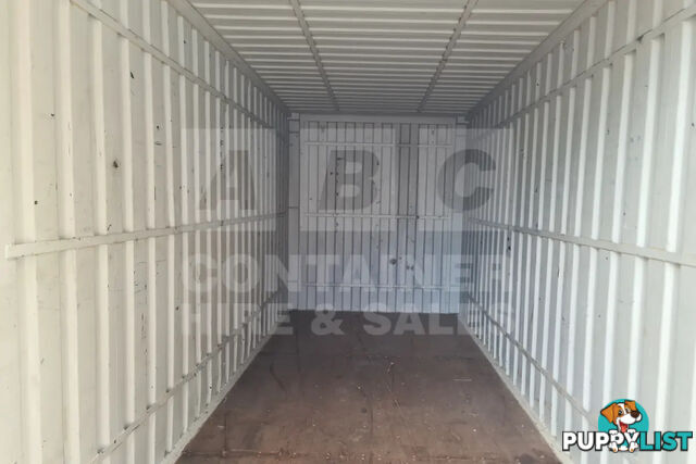 20' HIGH CUBE SHIPPING CONTAINER (WITH TIE RAILS)