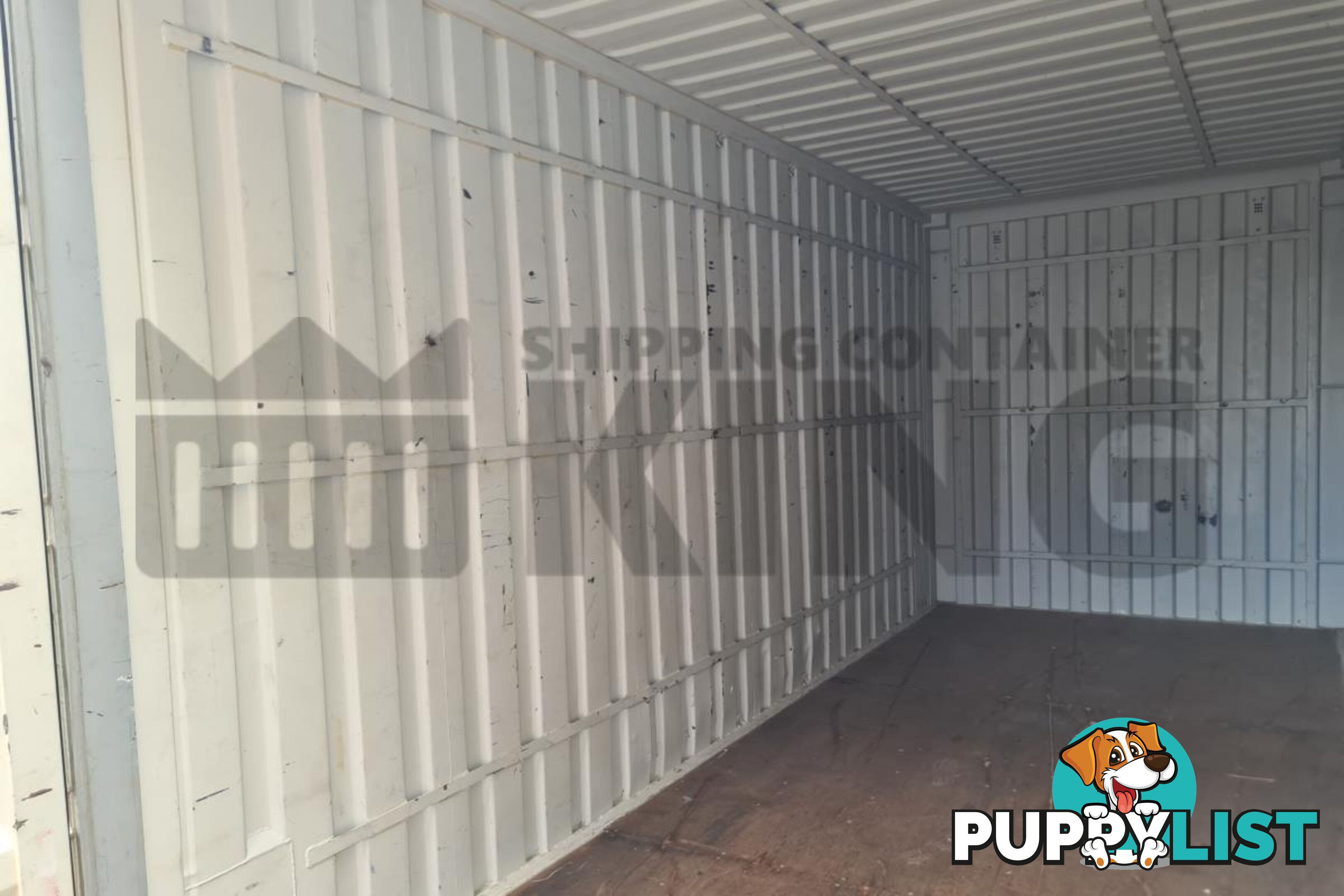 20' HIGH CUBE SHIPPING CONTAINER (WITH TIE RAILS)