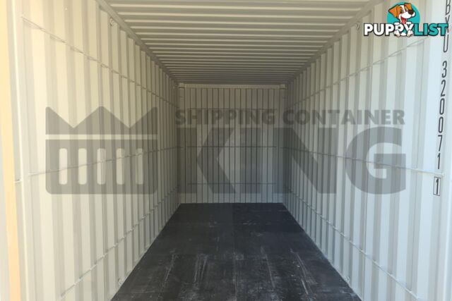 20' HIGH CUBE SHIPPING CONTAINER (WITH TIE RAILS) - in Brisbane