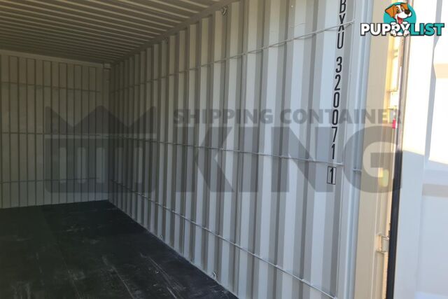 20' HIGH CUBE SHIPPING CONTAINER (WITH TIE RAILS) - in Brisbane