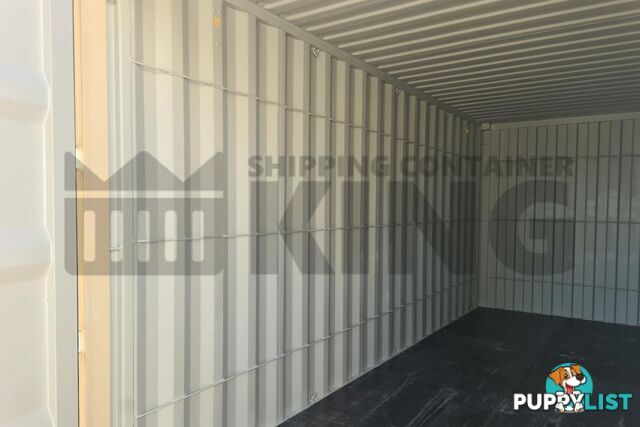 20' HIGH CUBE SHIPPING CONTAINER (WITH TIE RAILS) - in Brisbane