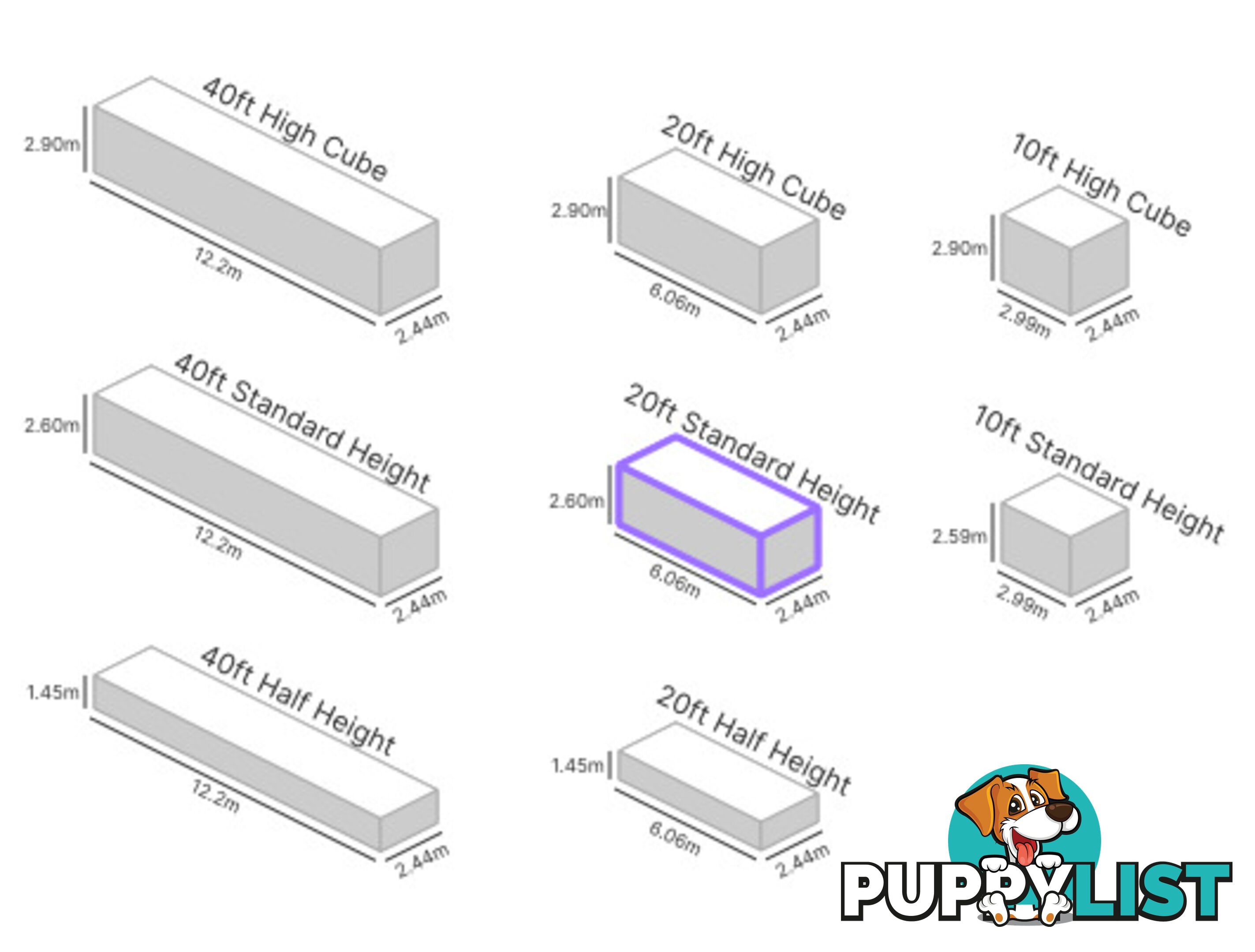 20' FLAT RACK SHIPPING CONTAINER (WITH COLLAPSIBLE ENDS)