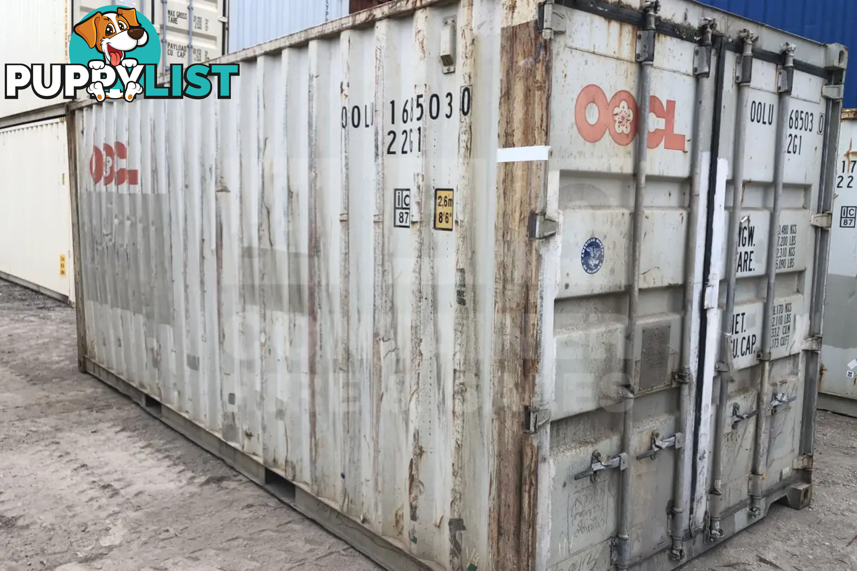20' STANDARD HEIGHT SHIPPING CONTAINER