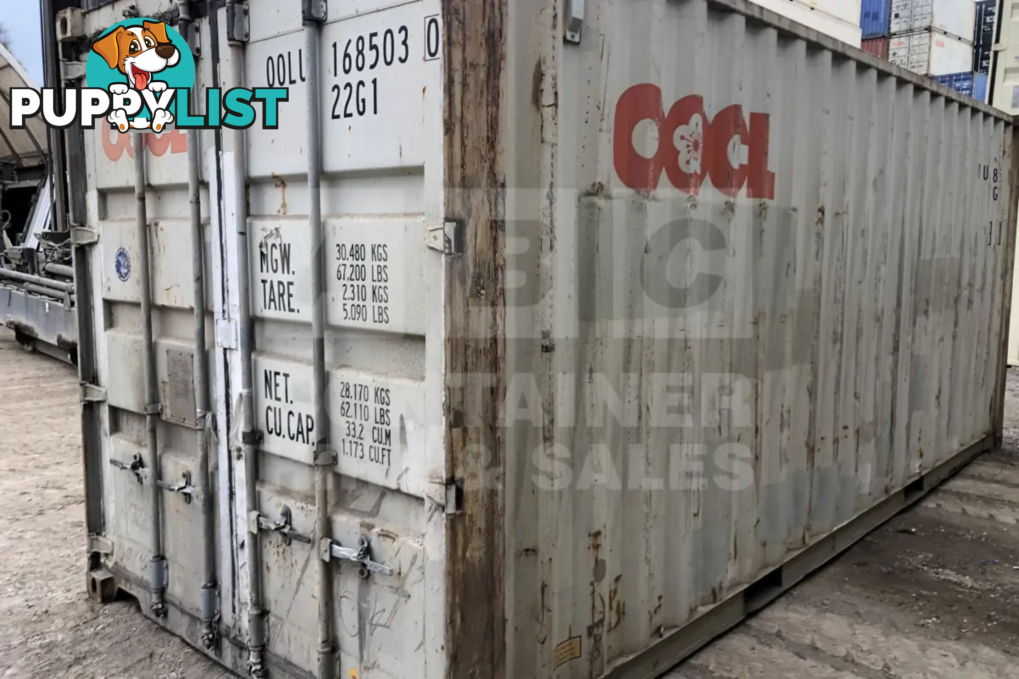 20' STANDARD HEIGHT SHIPPING CONTAINER