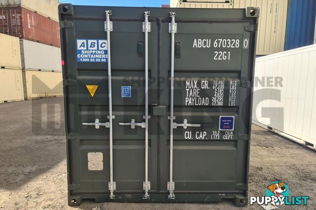 20' STANDARD HEIGHT SHIPPING CONTAINER - in Brisbane