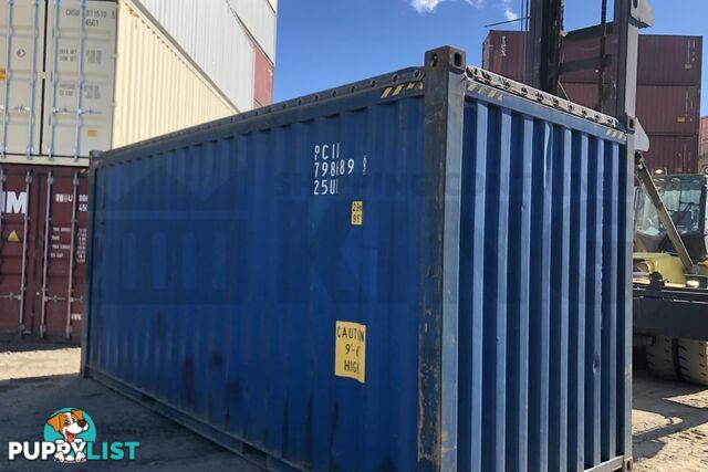 20' HIGH CUBE OPEN TOP SHIPPING CONTAINER (TARP AND BOWS) - in Brisbane