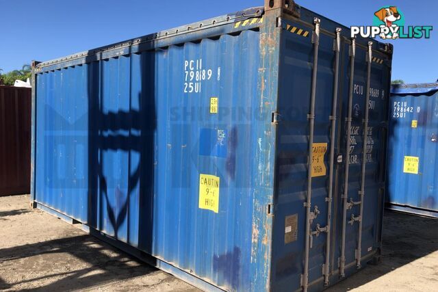 20' HIGH CUBE OPEN TOP SHIPPING CONTAINER (TARP AND BOWS) - in Brisbane