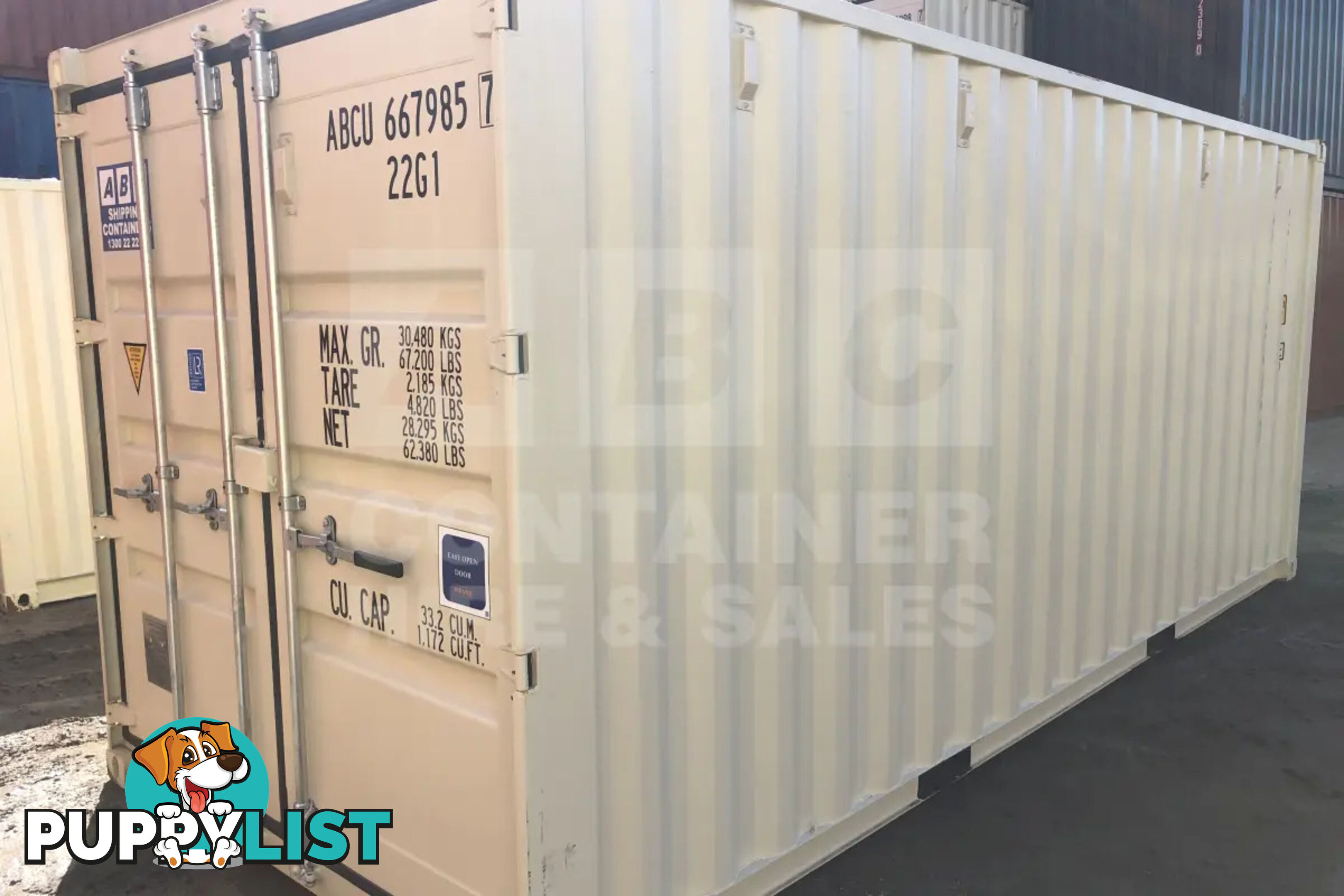 20' STANDARD HEIGHT SHIPPING CONTAINER - in Townsville