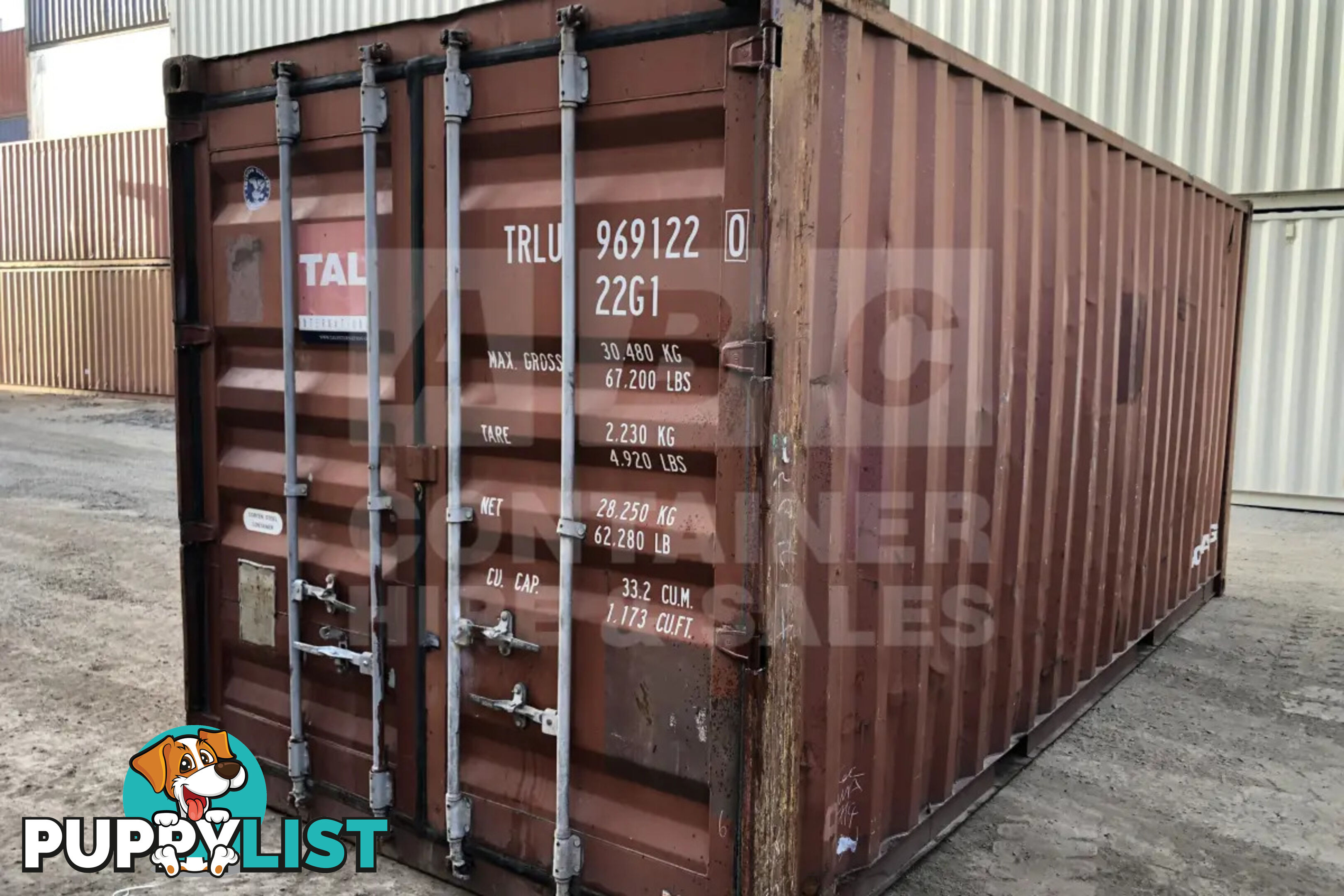 20' STANDARD HEIGHT SHIPPING CONTAINER