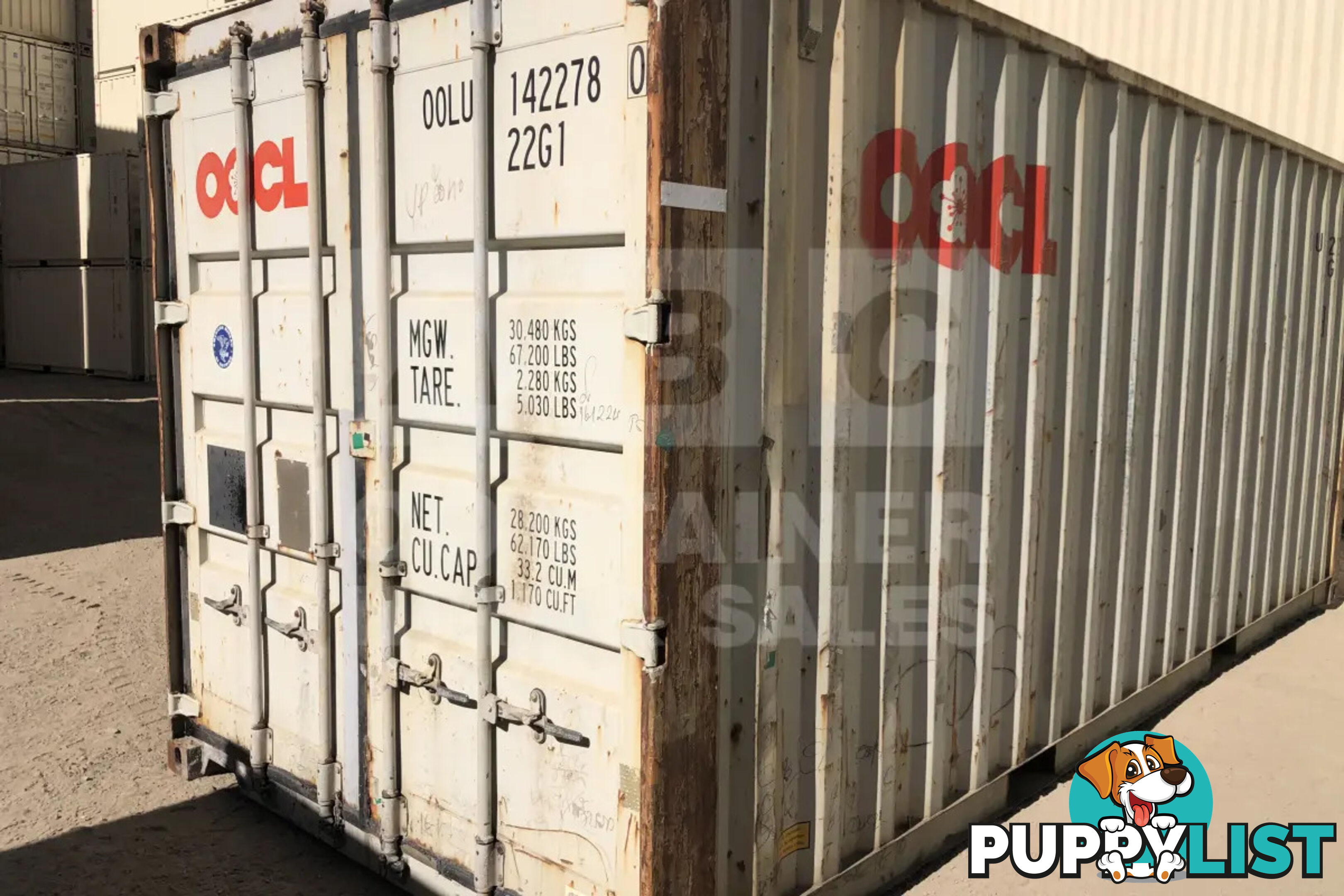20' STANDARD HEIGHT SHIPPING CONTAINER