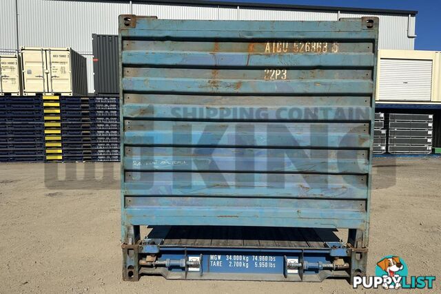 20' FLAT RACK SHIPPING CONTAINER (WITH COLLAPSIBLE ENDS)
