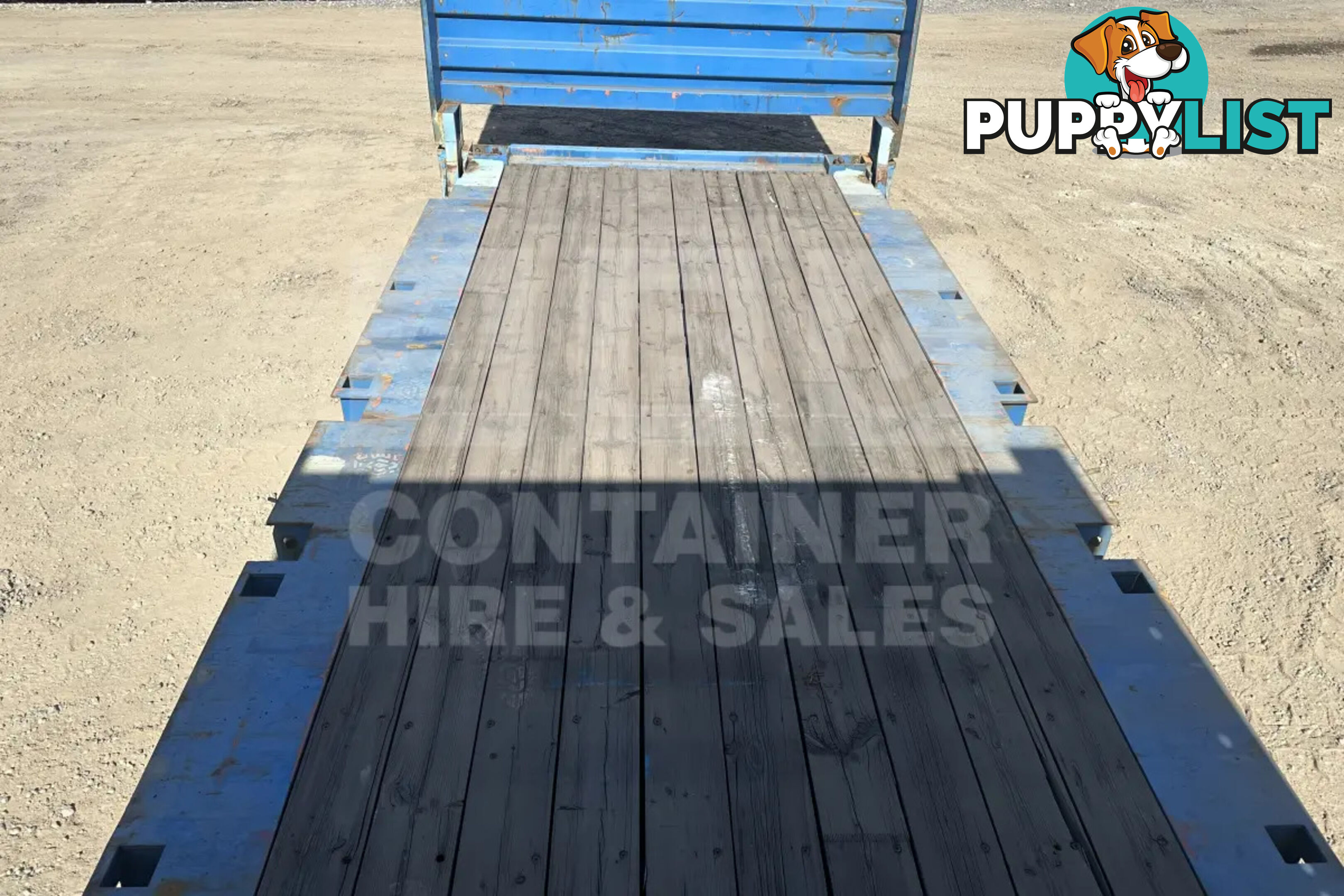 20' FLAT RACK SHIPPING CONTAINER (WITH COLLAPSIBLE ENDS)