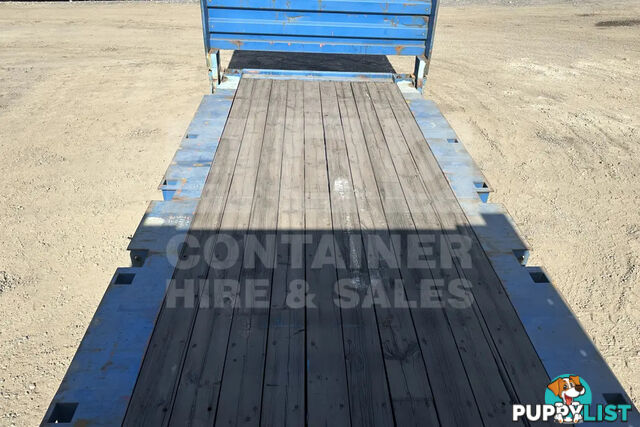 20' FLAT RACK SHIPPING CONTAINER (WITH COLLAPSIBLE ENDS)