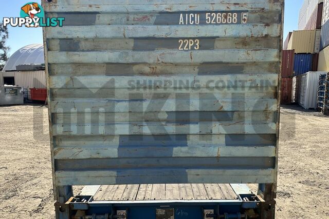 20' FLAT RACK SHIPPING CONTAINER (WITH COLLAPSIBLE ENDS)