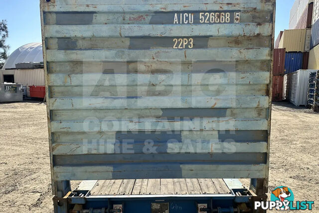 20' FLAT RACK SHIPPING CONTAINER (WITH COLLAPSIBLE ENDS)