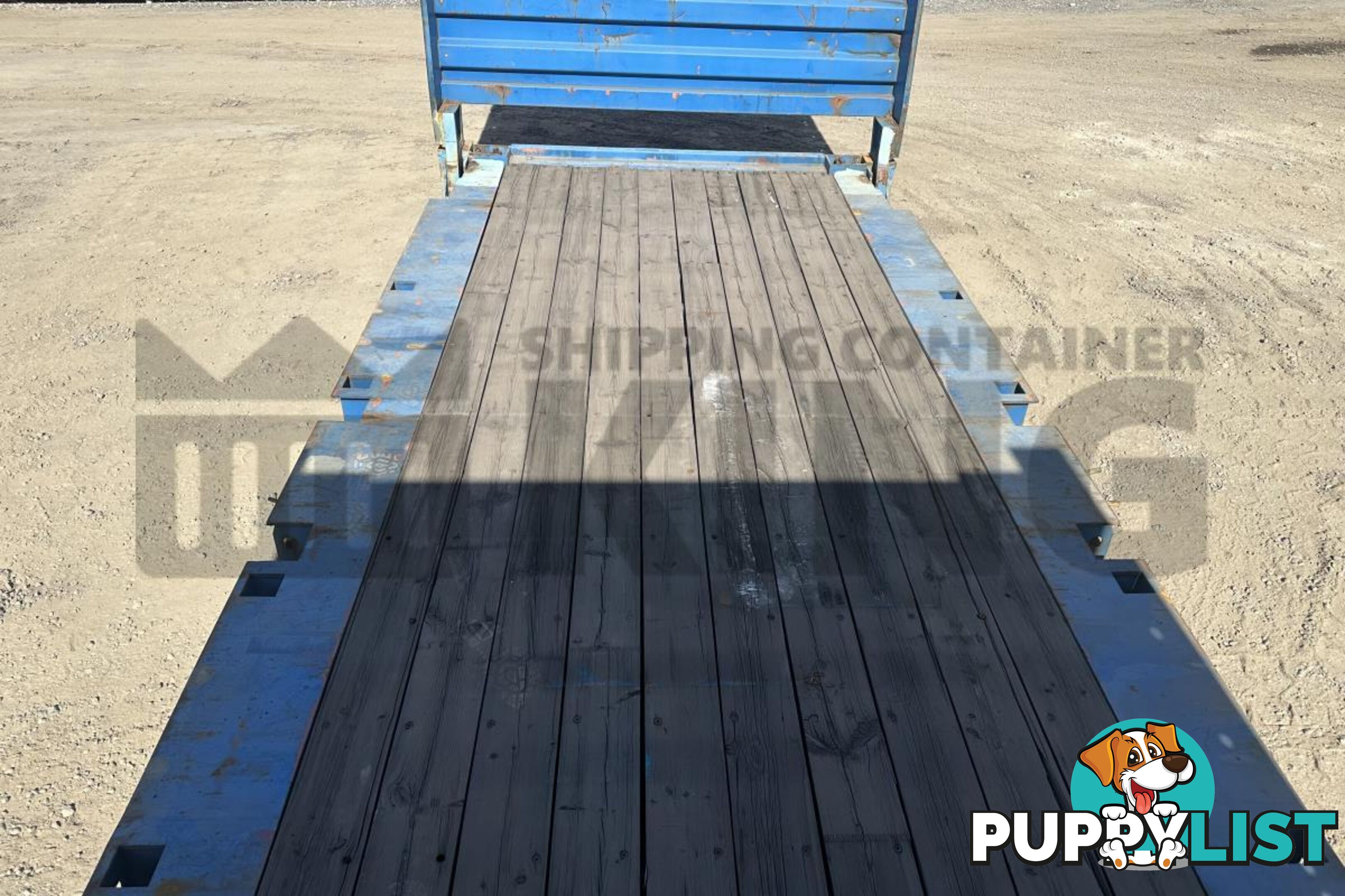 20' FLAT RACK SHIPPING CONTAINER (WITH COLLAPSIBLE ENDS)