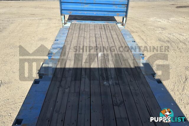 20' FLAT RACK SHIPPING CONTAINER (WITH COLLAPSIBLE ENDS)