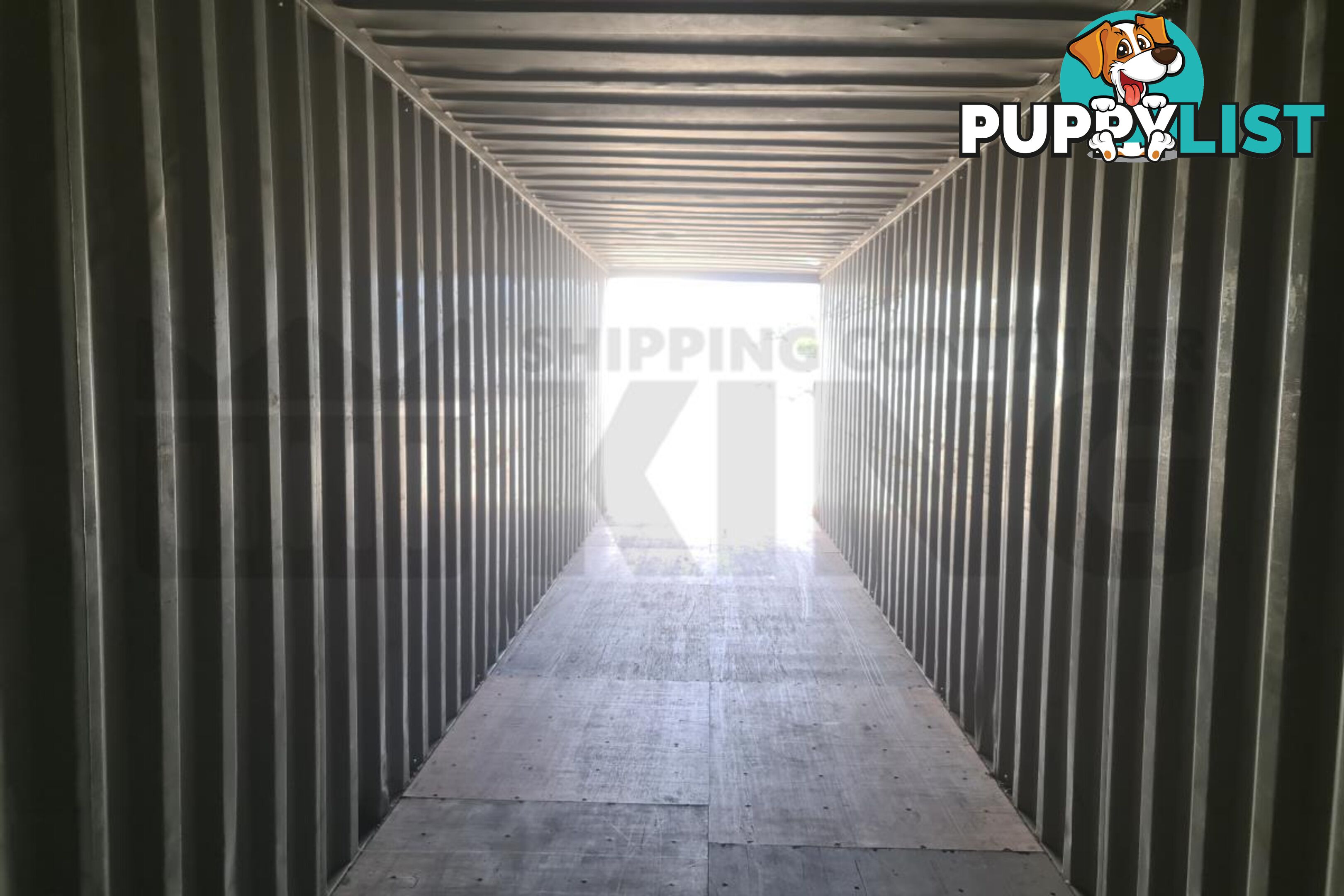 40' HIGH CUBE SHIPPING CONTAINER - in Emerald