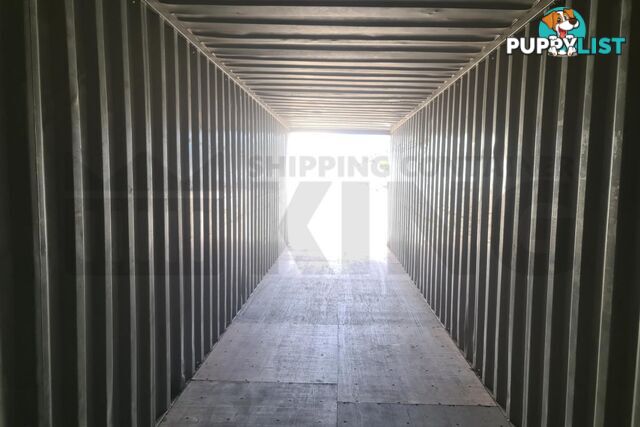 40' HIGH CUBE SHIPPING CONTAINER - in Emerald